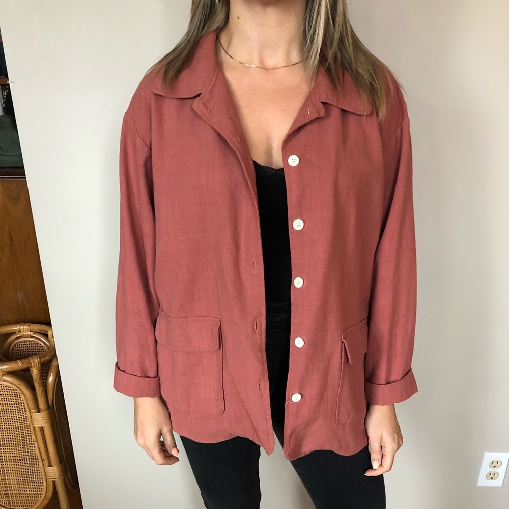 Simons chore coat! 💖 dusty rose colour 💖 O/S (fits like M) - Picture 1 of 3